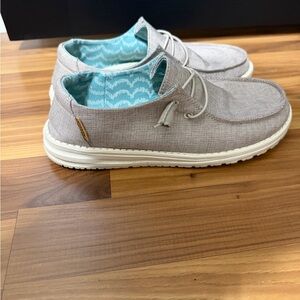 Casual Gray/Tan Women’s Wendy Hey Dudes